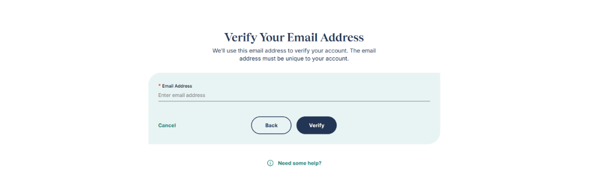 Verify email
